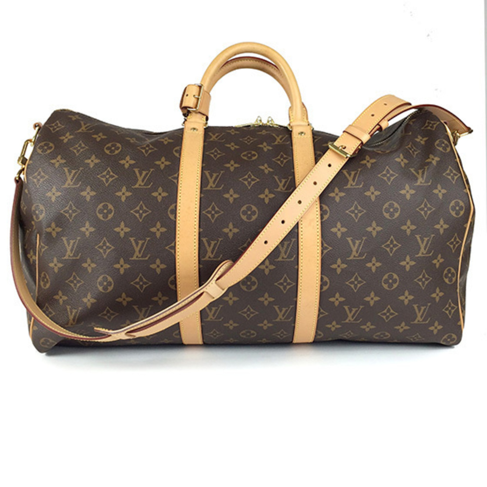 Louis Vuitton Monogram Keepall Bandouliere 50 Boston Bag